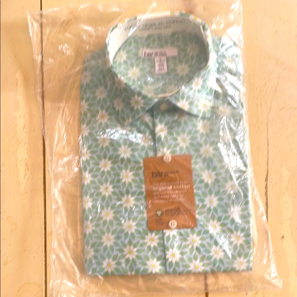 Men's Green Floral Shirt